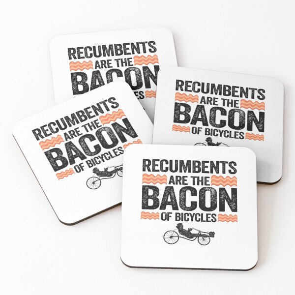Item preview, Recumbents Are The Bacon Of Bicycles Funny Recumbent Bike designed and sold by Stronzi.