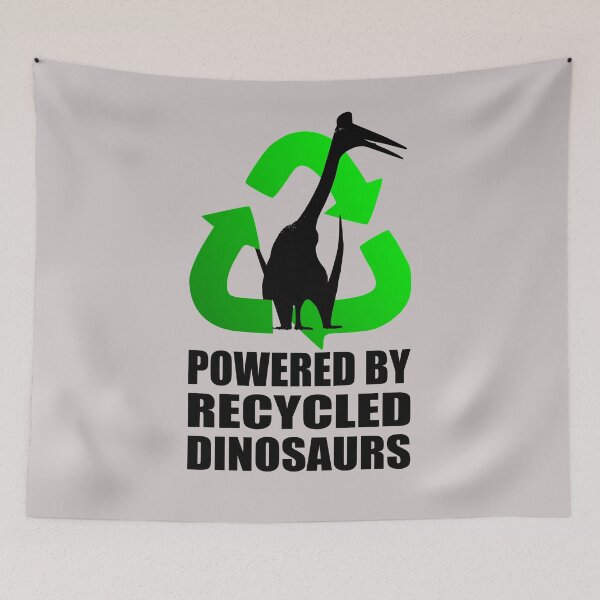 Item preview, Quetzalcoatlus - Powered by Recycled Dinosaurs designed and sold by birdo-art.