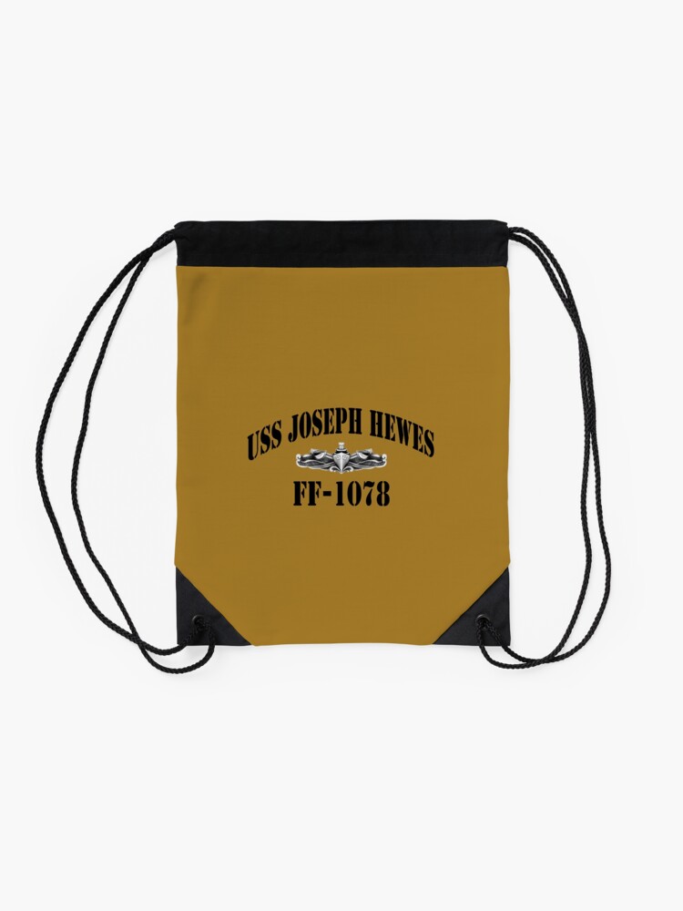 Alternate view of USS JOSEPH HEWES (FF-1078) SHIP'S STORE Drawstring Bag