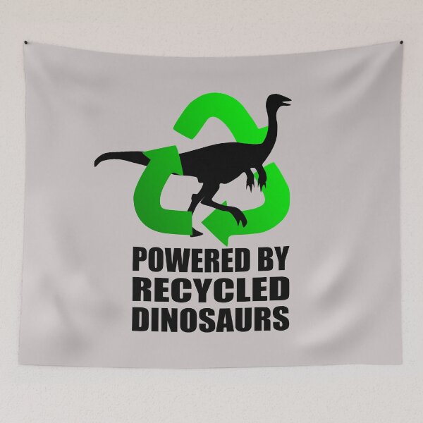 Item preview, Gallimimus - Powered by Recycled Dinosaurs designed and sold by birdo-art.