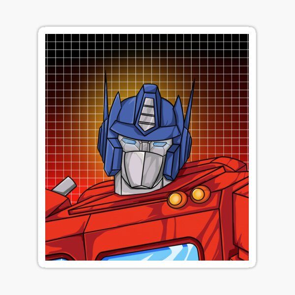 Optimus Prime Sticker For Sale By Erenaydin Redbubble 8518