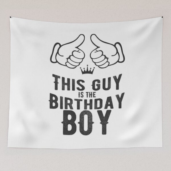Item preview, This Guy is the Birthday Boy designed and sold by creativerizwan.