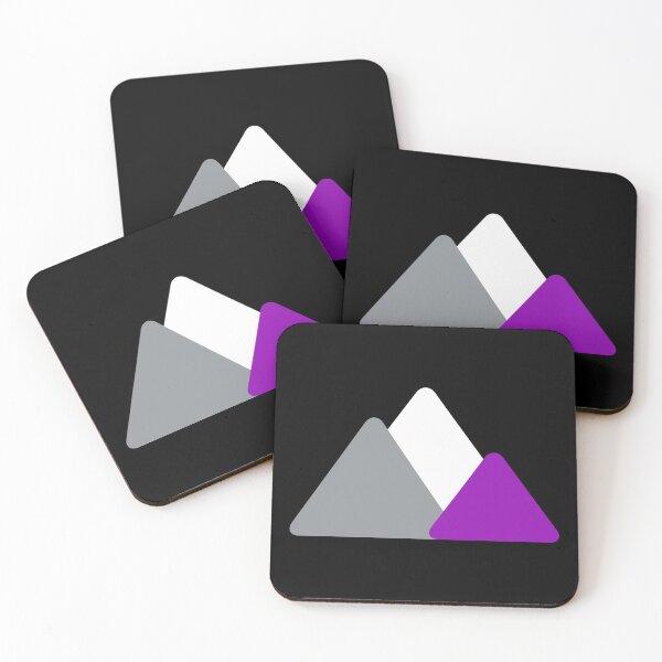 Item preview, Asexual Mountains. Asexual Pride designed and sold by Subtle Pride Shop.