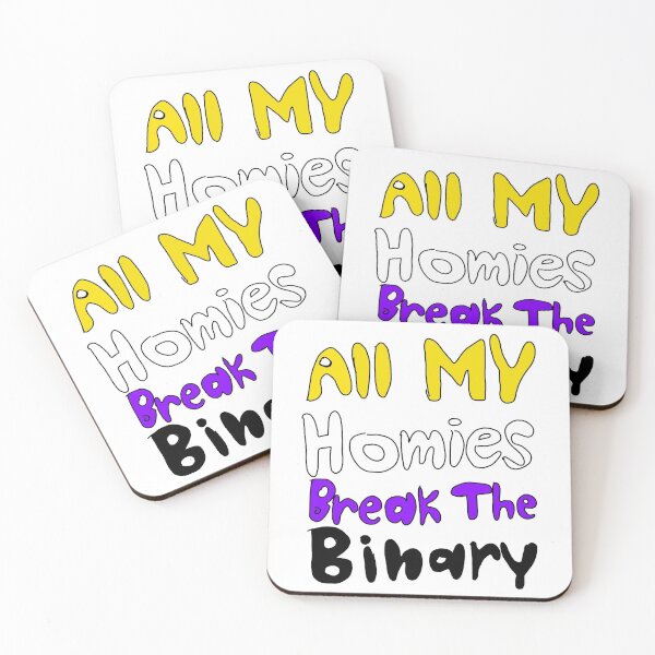 Item preview, All My Homies Break The Binary designed and sold by reesemars.
