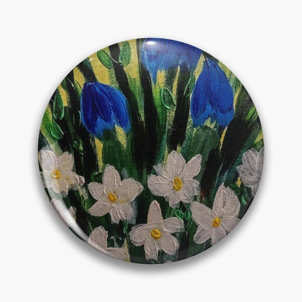 Item preview, Some bluebells and daisy's growing wild . designed and sold by kkartwork.
