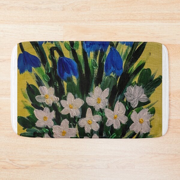 Item preview, Some bluebells and daisy's growing wild . designed and sold by kkartwork.
