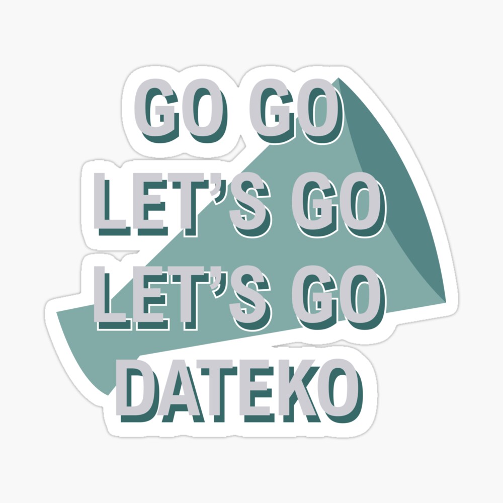 Let S Go Dateko Haikyuu Cheer Iphone Case By Jericas Redbubble