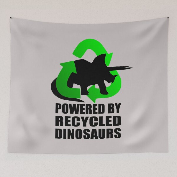 Item preview, Triceratops - Powered by Recycled Dinosaurs designed and sold by birdo-art.