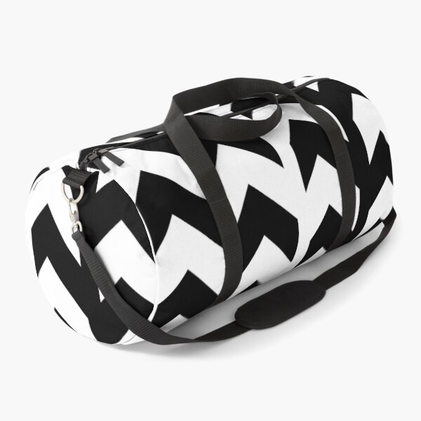Item preview, Op Art Black and White Striped Sawtooth Alternating Lines designed and sold by hyproinc.