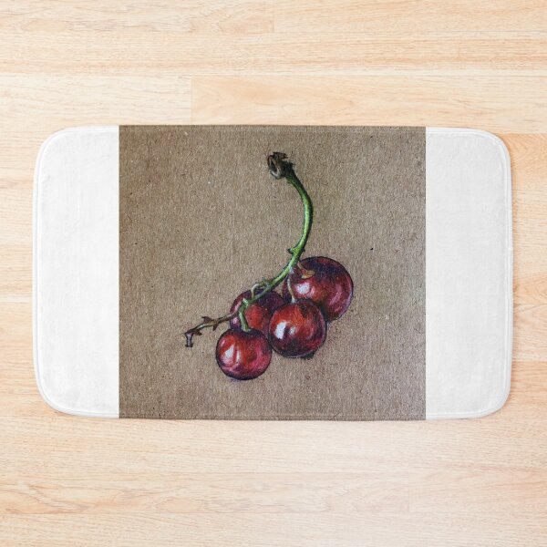 Item preview, Red Currants drawn with colored pencils on toned paper designed and sold by AquarellChill.