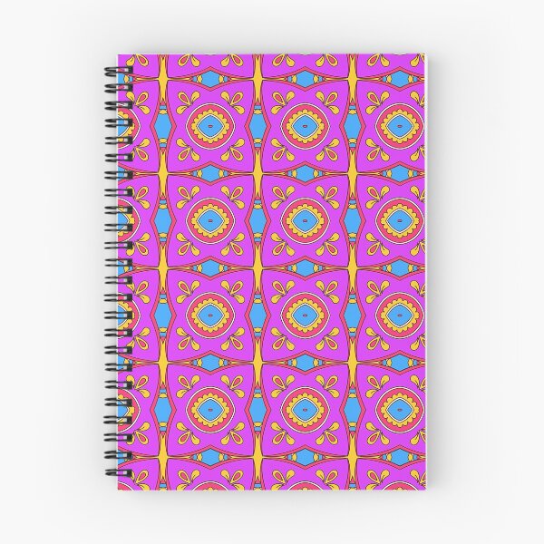 Item preview, Pop Trible Geometric in Purple, Red, Blue and Yellow  - Repeat Pattern designed and sold by LaRoach Digital Arts.