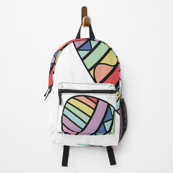 Item preview, Abstract doodle rainbow heart pattern designed and sold by SJAPhoto.