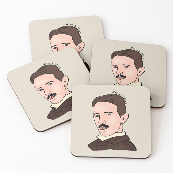 Item preview, Nikola Tesla Illustration  designed and sold by iliketeas.