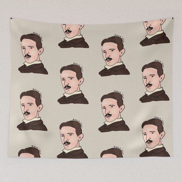 Item preview, Nikola Tesla Illustration  designed and sold by iliketeas.