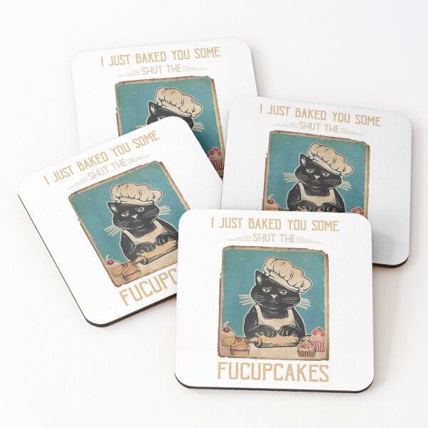 Item preview, Vintage Black Cat I just Baked You Some Shut The Fucupcakes  designed and sold by jofredo.