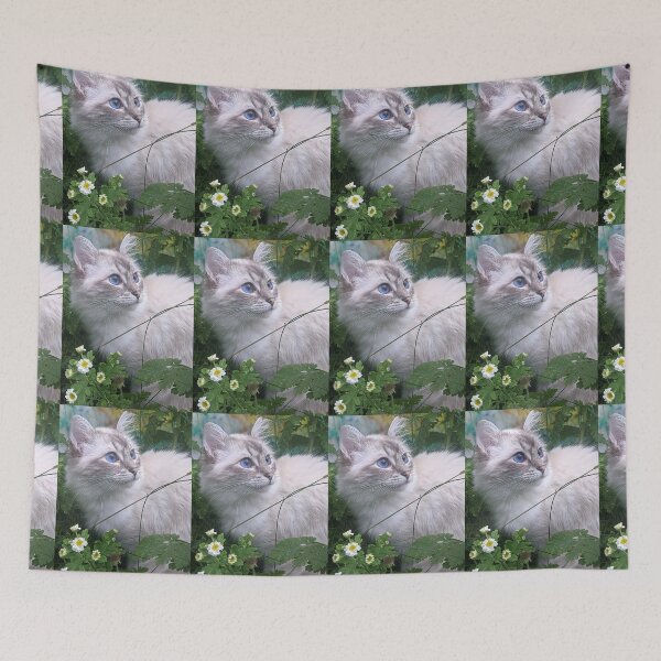 Item preview, Saoirse the lynx ragdoll cat designed and sold by Fluffycat2020.