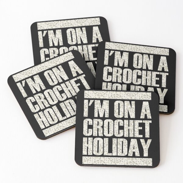 Item preview, I'm On A Crochet Holiday designed and sold by artfulnotebook.