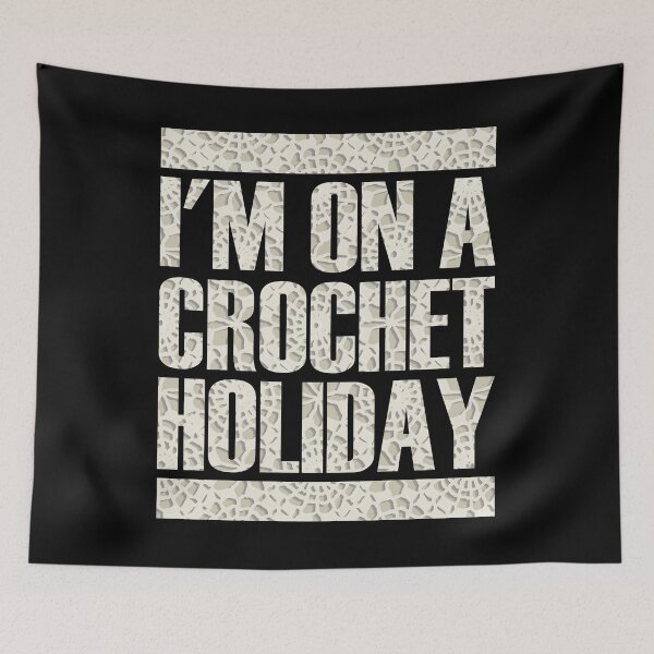 Item preview, I'm On A Crochet Holiday designed and sold by artfulnotebook.
