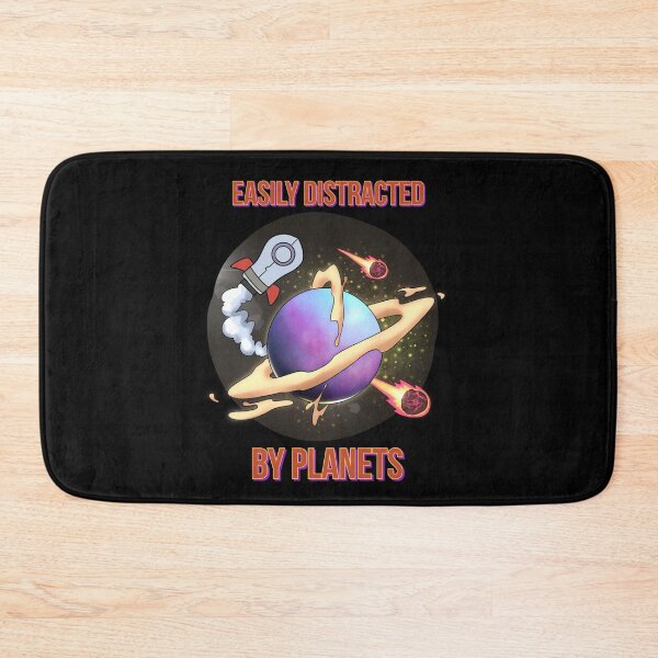 Item preview, Easily Distracted by planets Funny - Earth planet designed and sold by Cool Store.