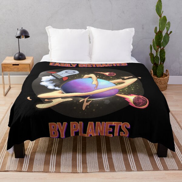 Item preview, Easily Distracted by planets Funny - Earth planet designed and sold by Cool Store.