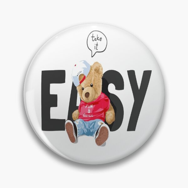 Item preview, Take it Easy bear style relax fun and Chill designed and sold by Golden-place.