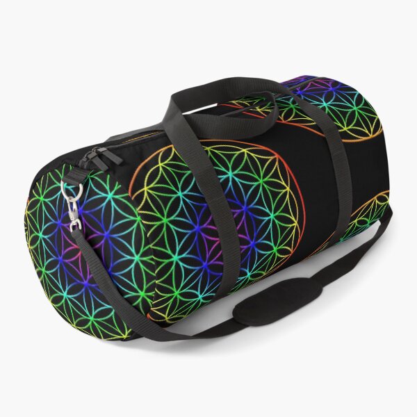 Item preview, Flower of Life (rainbow) sacred geometry symbol  designed and sold by Leah McNeir.