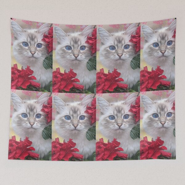 Item preview, Saoirse the lynx ragdoll cat designed and sold by Fluffycat2020.