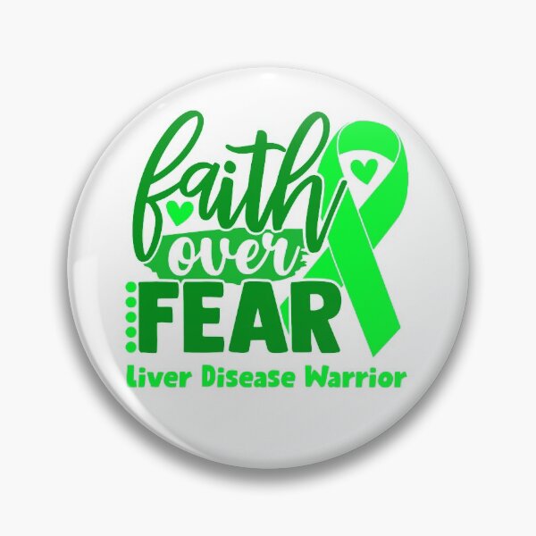 Item preview, Faith Over Fear Liver Disease Warrior designed and sold by largellie.