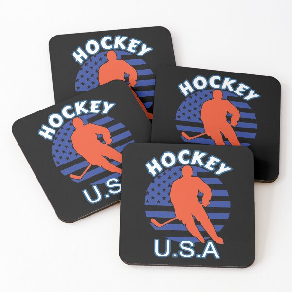 Item preview, USA Flag July 4th Hockey Patriotic designed and sold by gthylla.