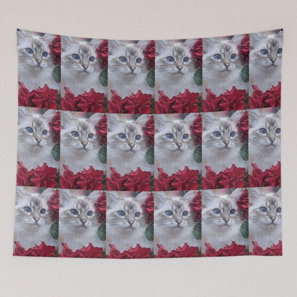 Item preview, Saoirse the lynx ragdoll cat designed and sold by Fluffycat2020.