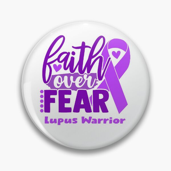 Item preview, Faith Over Fear Lupus Warrior designed and sold by largellie.
