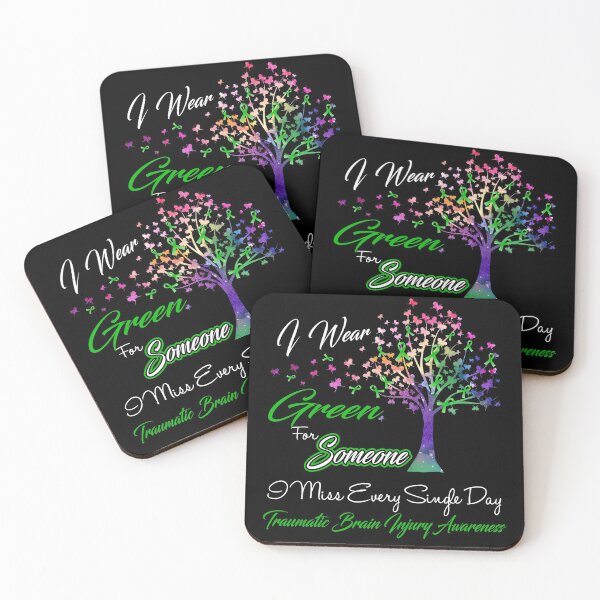 Item preview, I Wear Green For Someone I Miss Traumatic Brain Injury Awareness designed and sold by Gillosina.