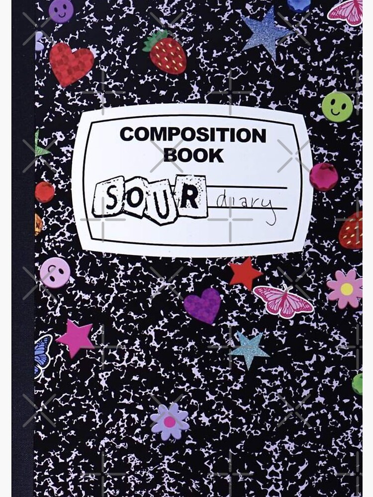 "Sour Diary Olivia Rodrigo " Spiral Notebook by VibinPoodle | Redbubble