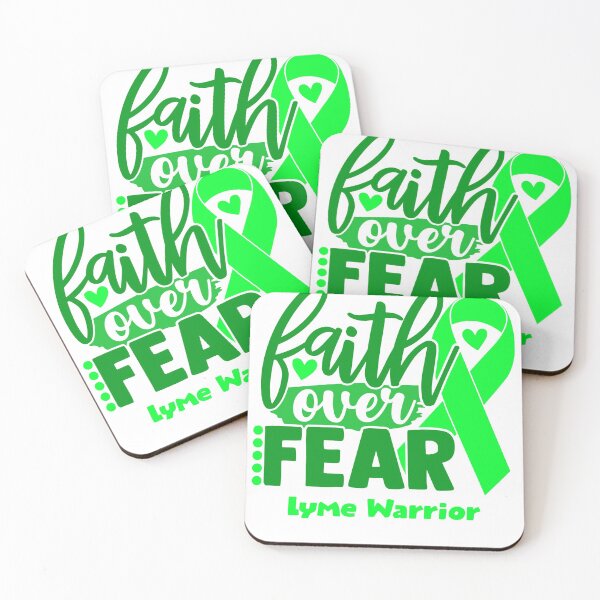 Item preview, Faith Over Fear Lyme Warrior designed and sold by largellie.