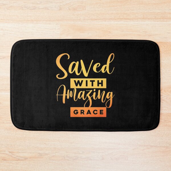 Item preview, Christian Quote: Saved with amazing grace designed and sold by ChristianLife.