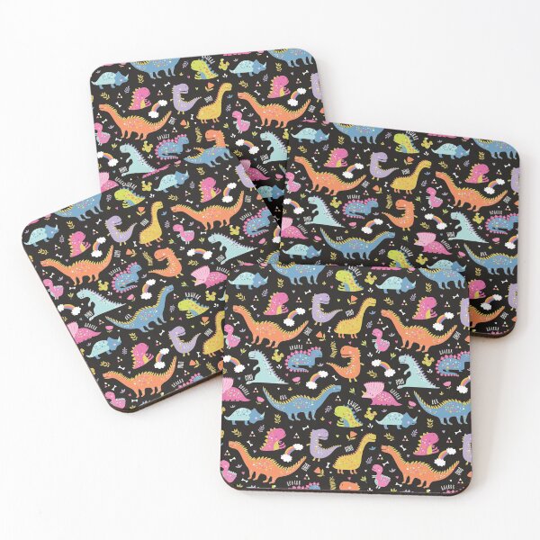 Item preview, Dinosaurs Black Background designed and sold by christineiris.