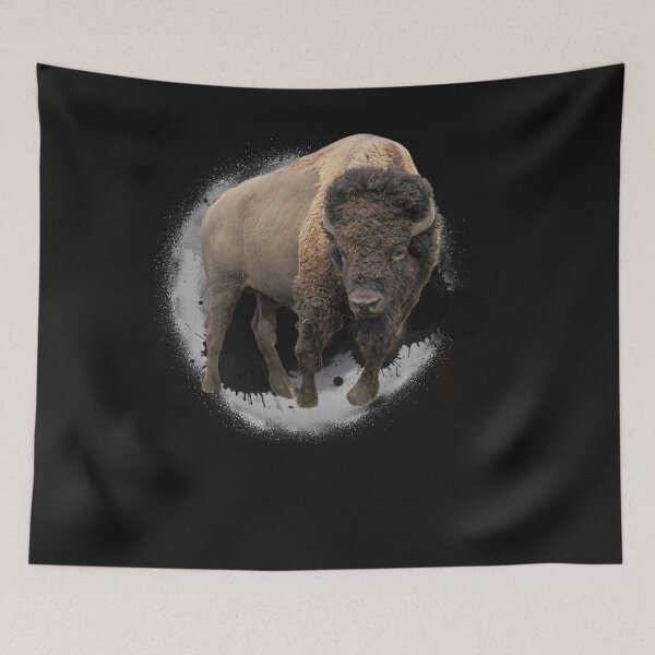 Item preview, Bison buffalo illustration designed and sold by eiwo87.