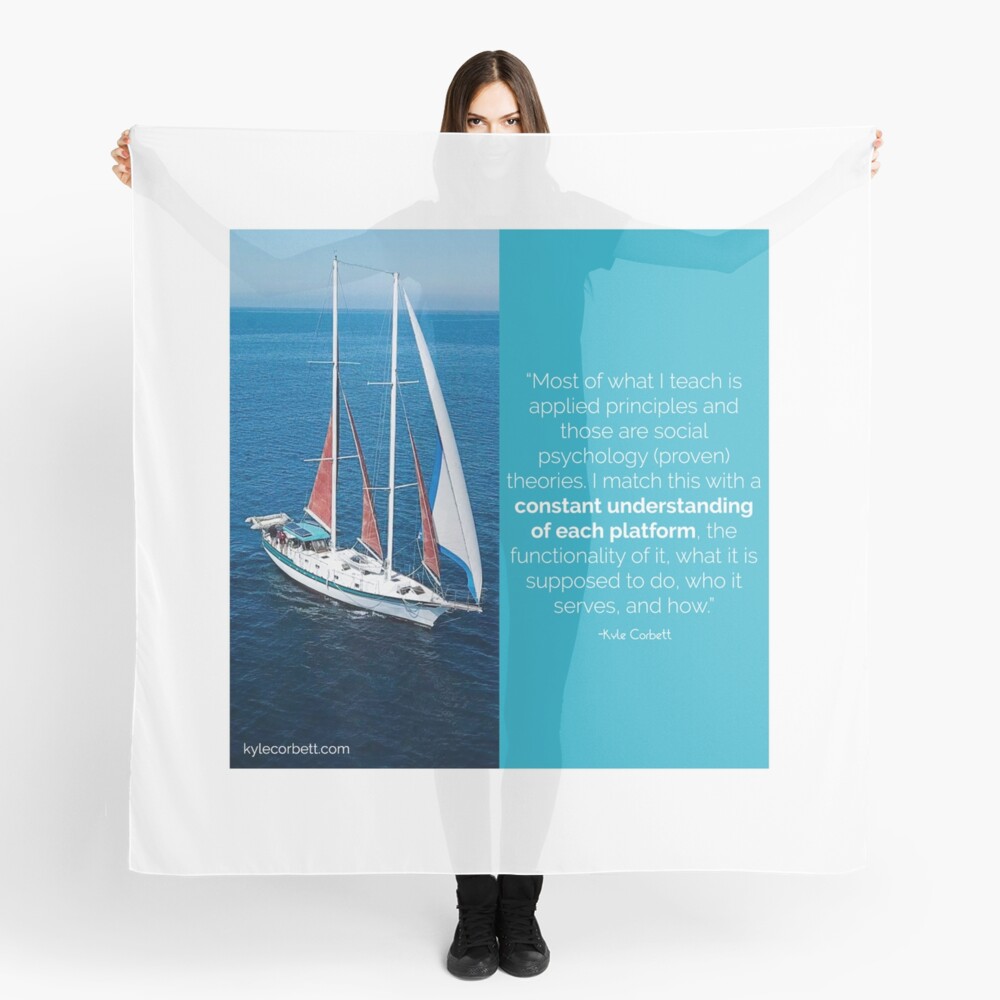 Item preview, Scarf designed and sold by SanDiegoSailing.