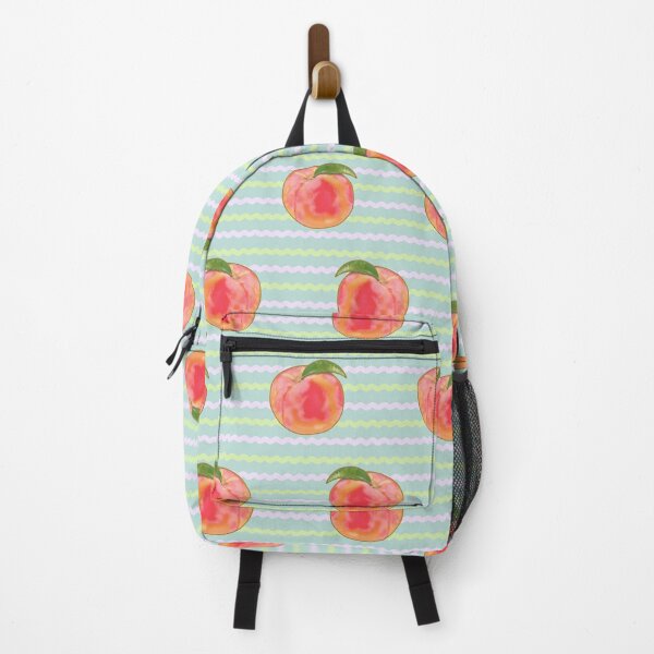 Item preview, Peach Seamless Pattern - Kawaii designed and sold by ViewerEqualsPhoton.