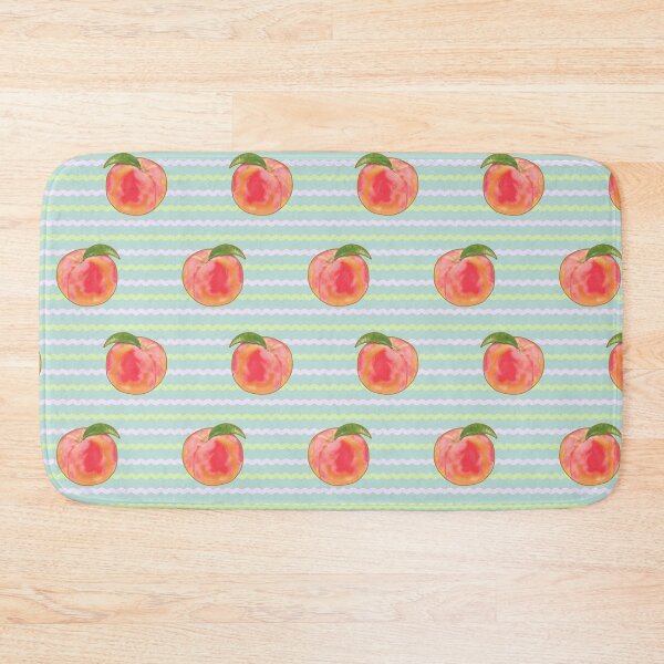 Item preview, Peach Seamless Pattern - Kawaii  designed and sold by ViewerEqualsPhoton.