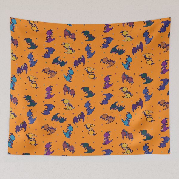 Item preview, There Be Dragons - Yellow designed and sold by KatieSchubert.
