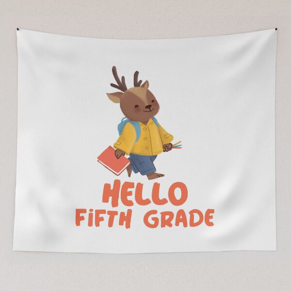 Item preview, Hello Fifth Grade  designed and sold by Studioapartment.