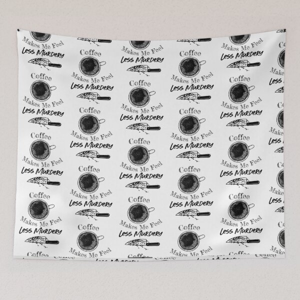 Item preview, Coffee make me feel less murdery designed and sold by RheaRealm.