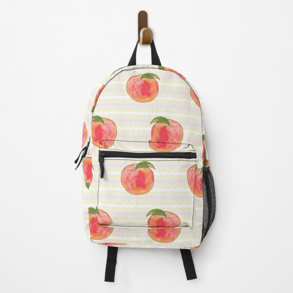 Item preview, Peach Seamless Pattern - Kawaii designed and sold by ViewerEqualsPhoton.
