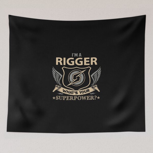 Item preview, Rigger T Shirt - Superpower Job Gift Item Tee designed and sold by isalvatore.