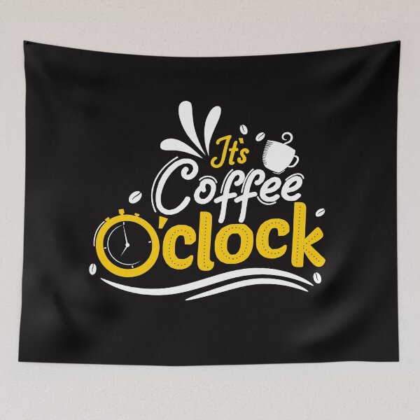 Item preview, it-is-coffee-o-clock designed and sold by elcapitano12.