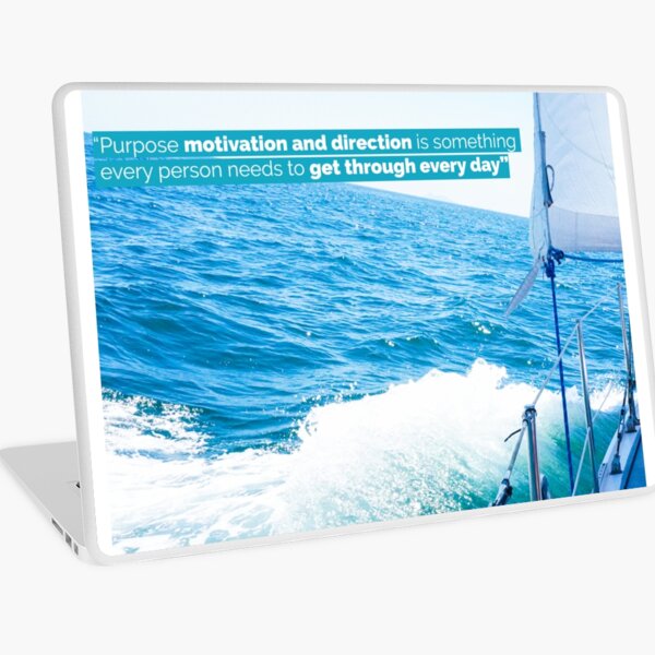 Purpose, Motivation & Direction Laptop Skin