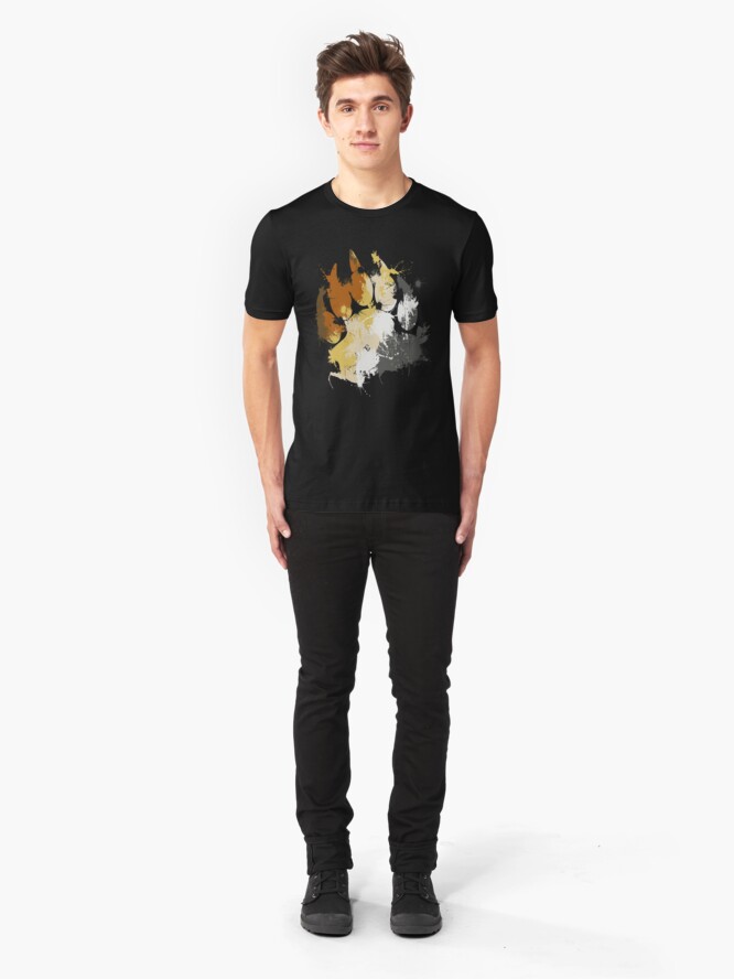 Alternate view of Gay Bear Pride Slim Fit T-Shirt