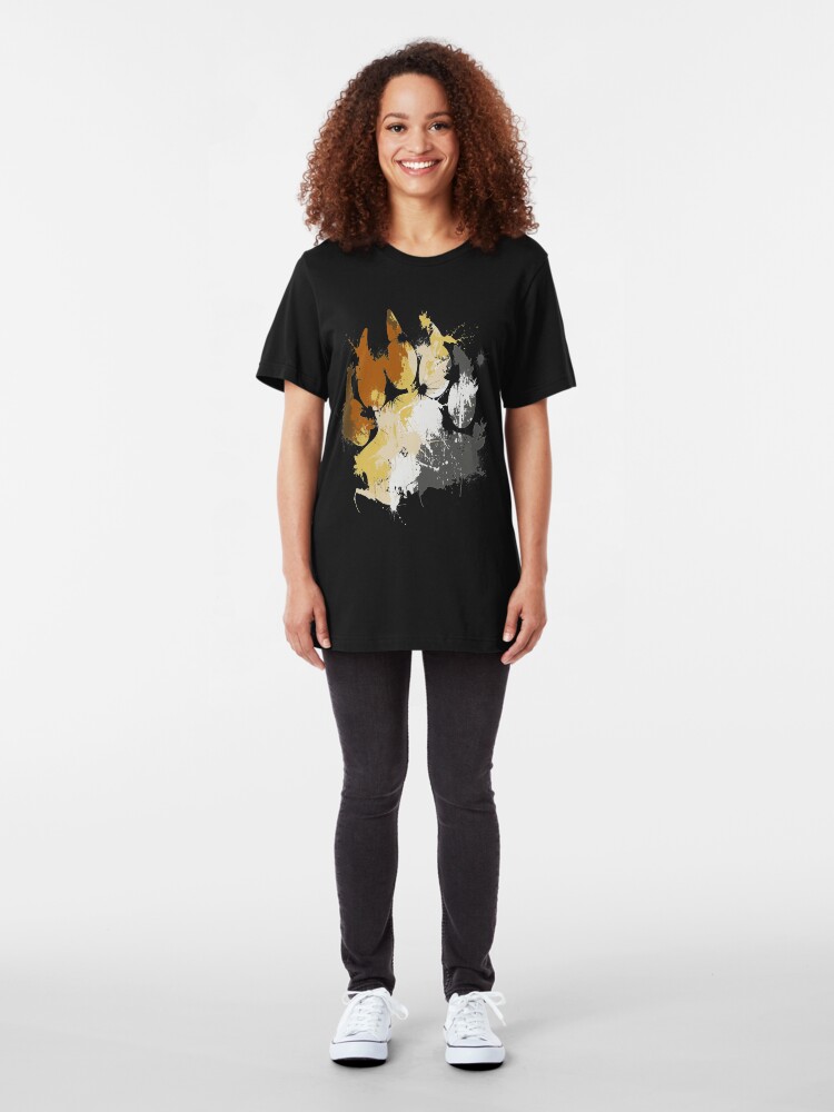Alternate view of Gay Bear Pride Slim Fit T-Shirt