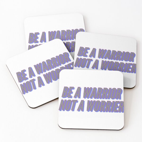 Item preview, BE A WARRIOR NOT A WORRIER  designed and sold by ZouhirArraki.